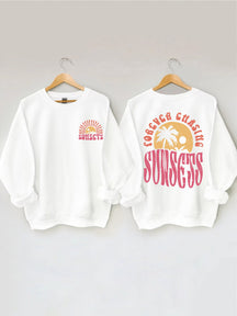 Sweat-shirt Forever Chasing Sunsets
