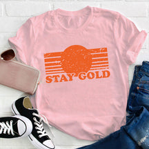 T-shirt de professeur Stay Gold
