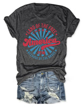 T-shirt America Land Of The Free grâce au courageux