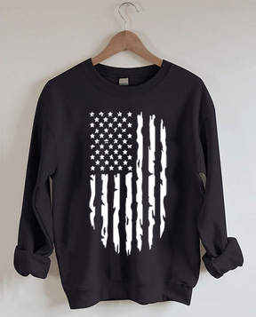 Sweat-shirt drapeau américain