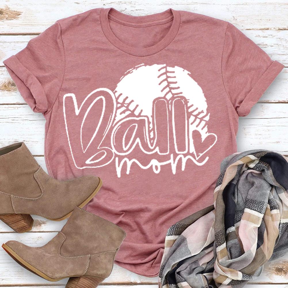 T-shirt maman balle de baseball