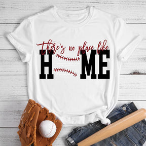 Il n’y a pas d’endroit comme la maison T-shirt de baseball