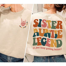Sweat-shirt Soeur Tante Légende