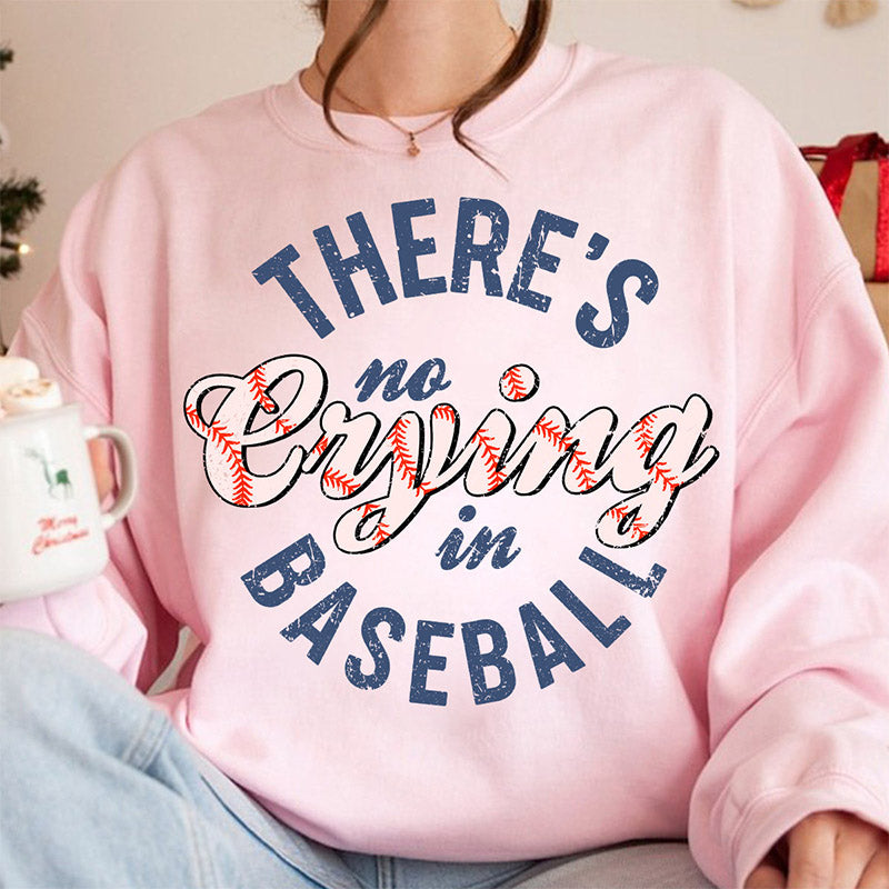 Il n’y a pas de pleurs dans le sweat-shirt de baseball