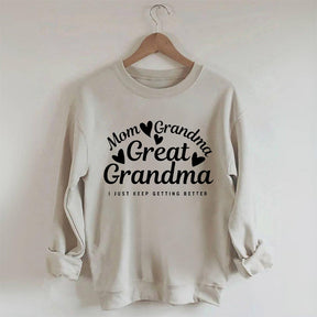 Sweat-shirt Maman Grand-mère Arrière-Grand-mère