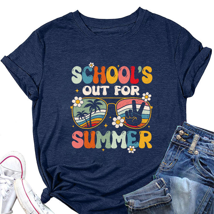 T-shirt L'école est finie pour l'été