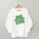 Sweat-shirt mignon trèfle à quatre feuilles de St Patricks