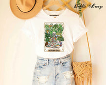 T-shirt squelette floral The Plant Lover
