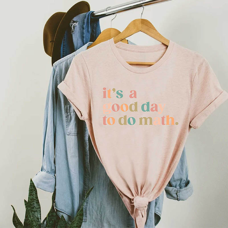 T-shirt C'est une bonne journée pour faire des mathématiques