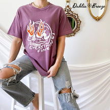 Tout va bien T-shirt crâne vintage
