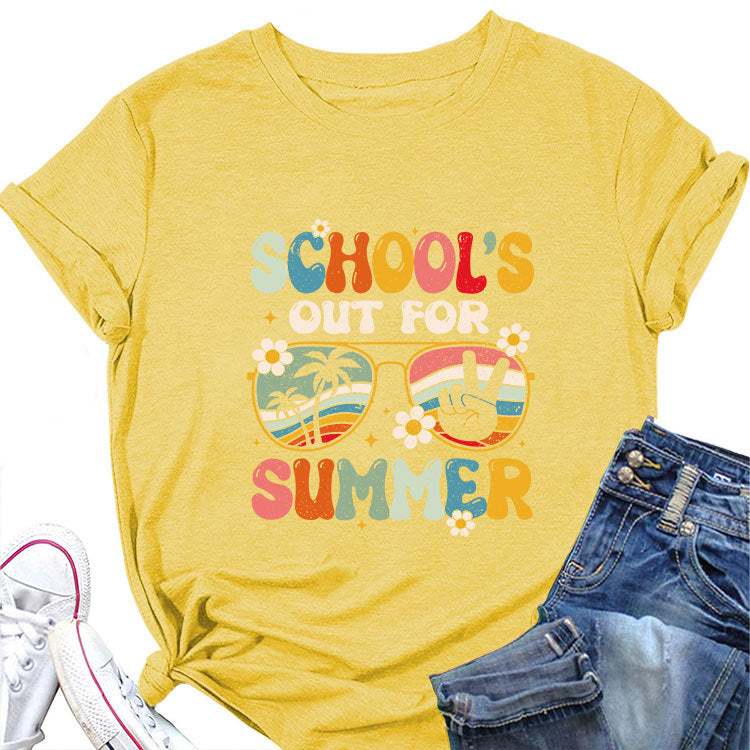 T-shirt L'école est finie pour l'été