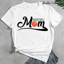 T-shirt imprimé maman basket-ball
