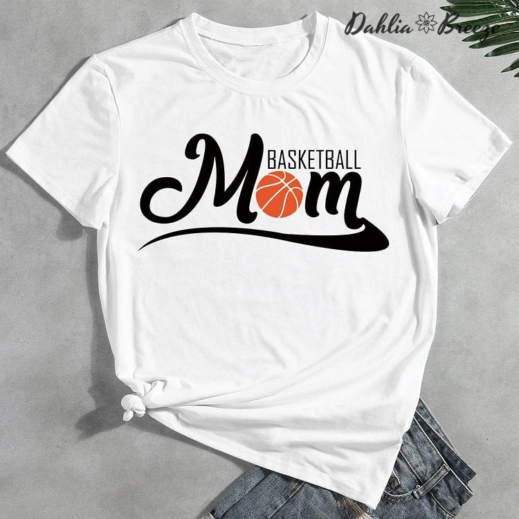 T-shirt imprimé maman basket-ball