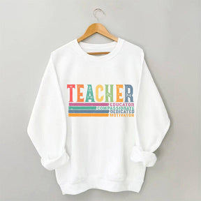 Sweat-shirt rétro pour la rentrée scolaire de la vie des enseignants