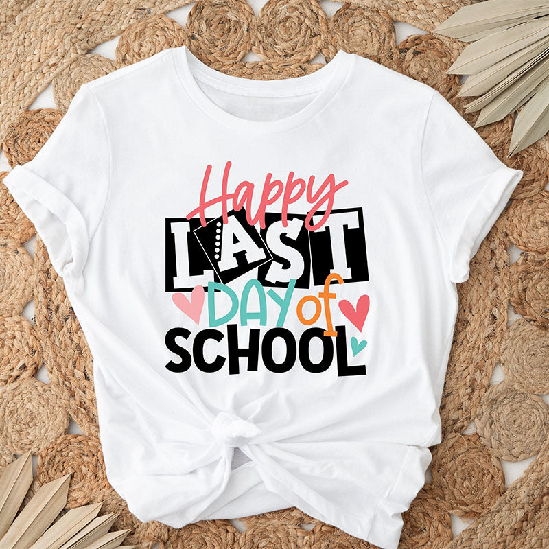 T-shirt drôle de professeur du dernier jour d'école