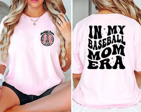 Dans ma maman de baseball Era Sport Mom T-shirt