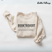 Booktrovert Reading Bookish Crewneck Sweat-shirt
