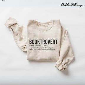 Booktrovert Reading Bookish Crewneck Sweatshirt