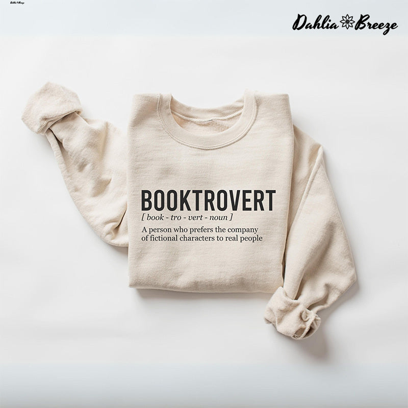 Booktrovert Reading Bookish Crewneck Sweat-shirt