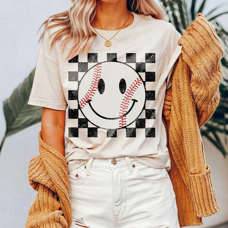 T-shirt du jour du match Baseball Smile