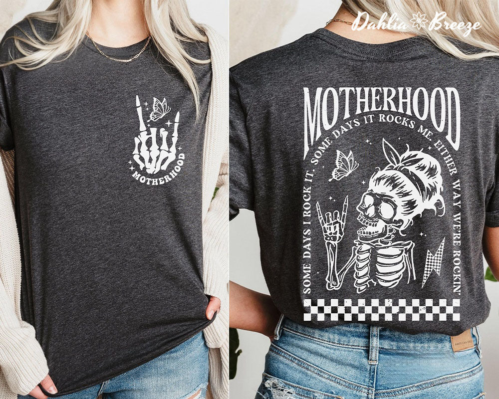 T-shirt maman rockeuse