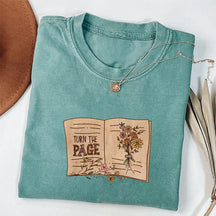 Turn The Page Reading T-shirt