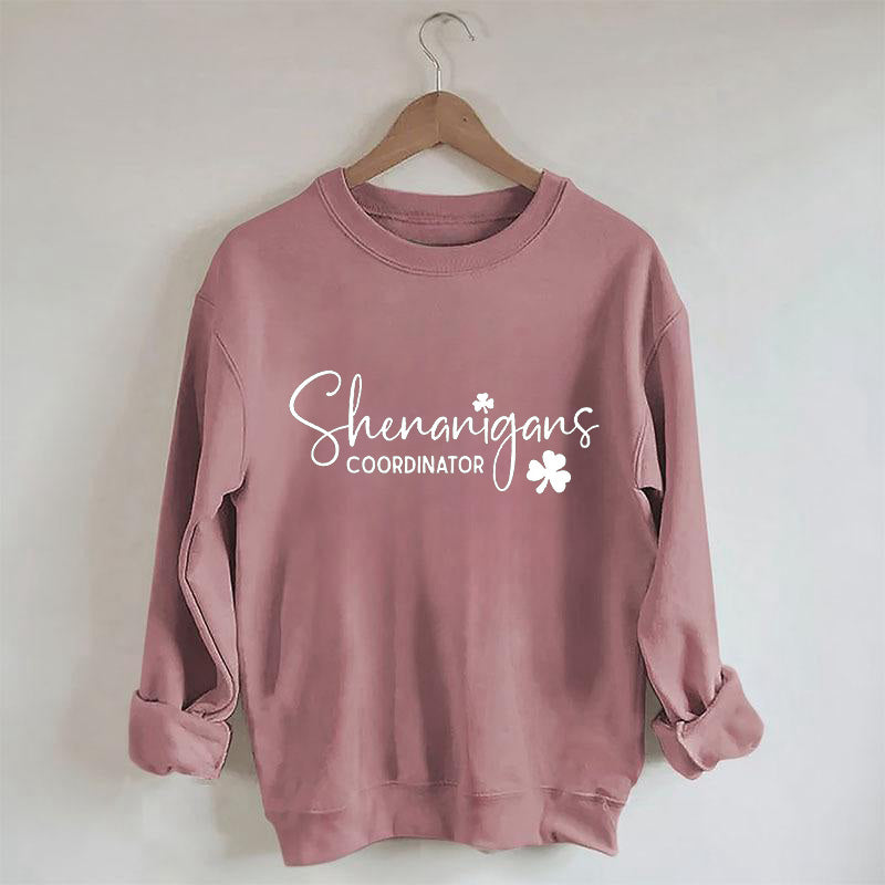 Shenanigans Coordinator Sweatshirt mit Buchstaben-Print