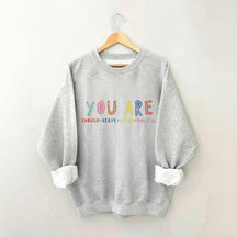Du bist genug Sweatshirt