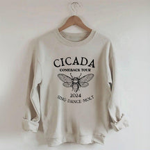 Sweat-shirt Drôle de concert de cigales pour amoureux de la nature