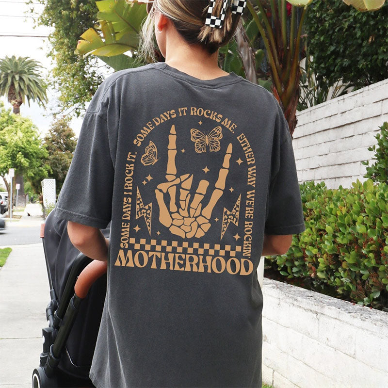 Certains jours, je le rock rétro maman T-shirt