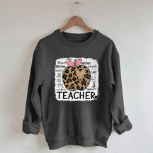 Lehrer Leopard Apple Sweatshirt