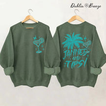Sweat-shirt d’été rétro bronzé et éméché