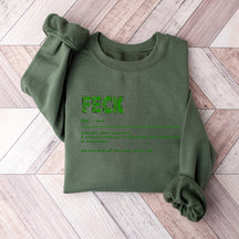 St Patrick's Day Shamrock Sweatshirt