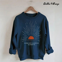 Sweat-shirt coucher de soleil sur la plage