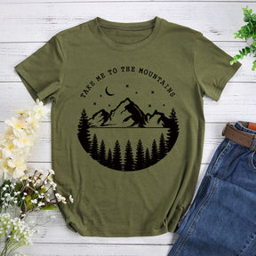 Take Me To Mountains Hiking T-shirt