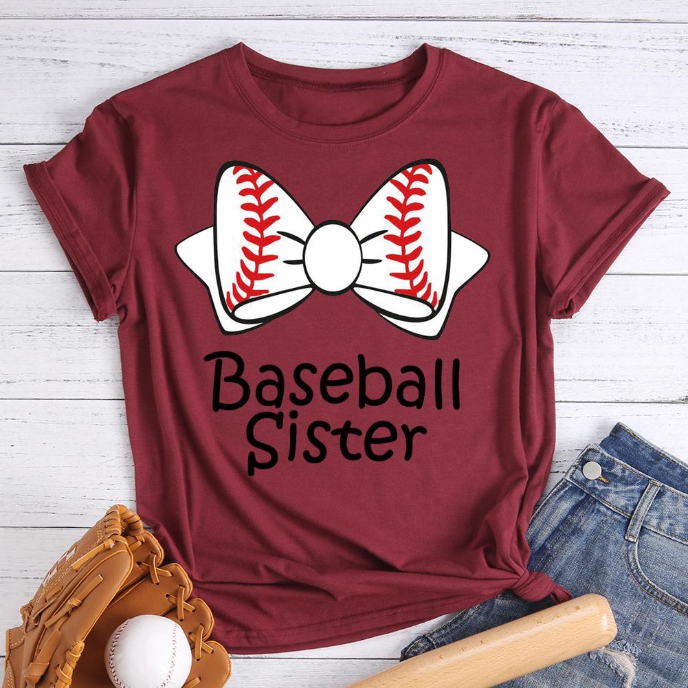 T-shirt sœur de baseball