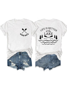 La vie est meilleure au lac T-shirt