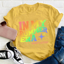 T-shirt Joyeux dernier jour dans mon ère d’été pour professeur