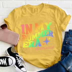 T-shirt Joyeux dernier jour dans mon ère d’été pour professeur
