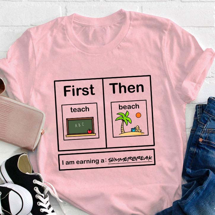 Je gagne un t-shirt pour professeur de vacances d'été