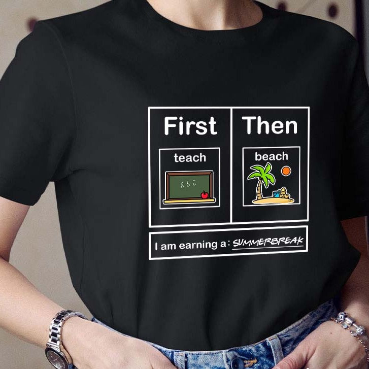 Je gagne un t-shirt pour professeur de vacances d'été