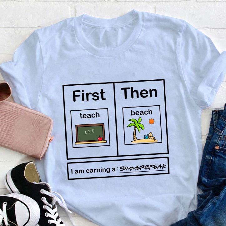 Je gagne un t-shirt pour professeur de vacances d'été