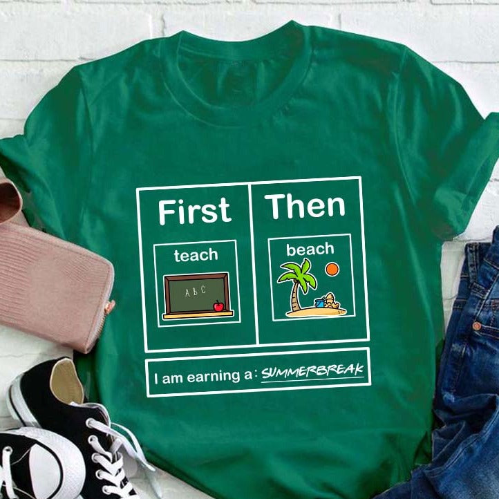 Je gagne un t-shirt pour professeur de vacances d'été