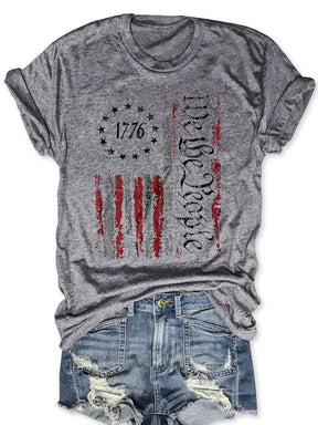 Nous, le peuple, drapeau américain, T-shirt