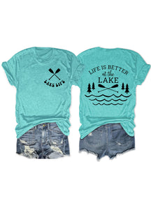 La vie est meilleure au lac T-shirt