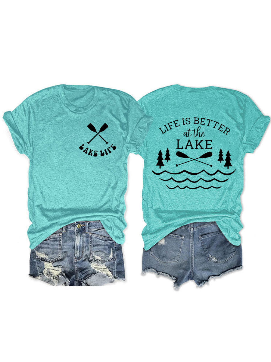 La vie est meilleure au lac T-shirt