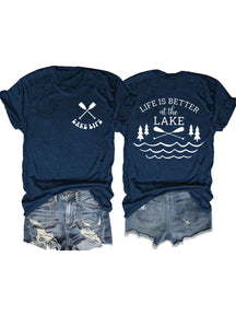 La vie est meilleure au lac T-shirt