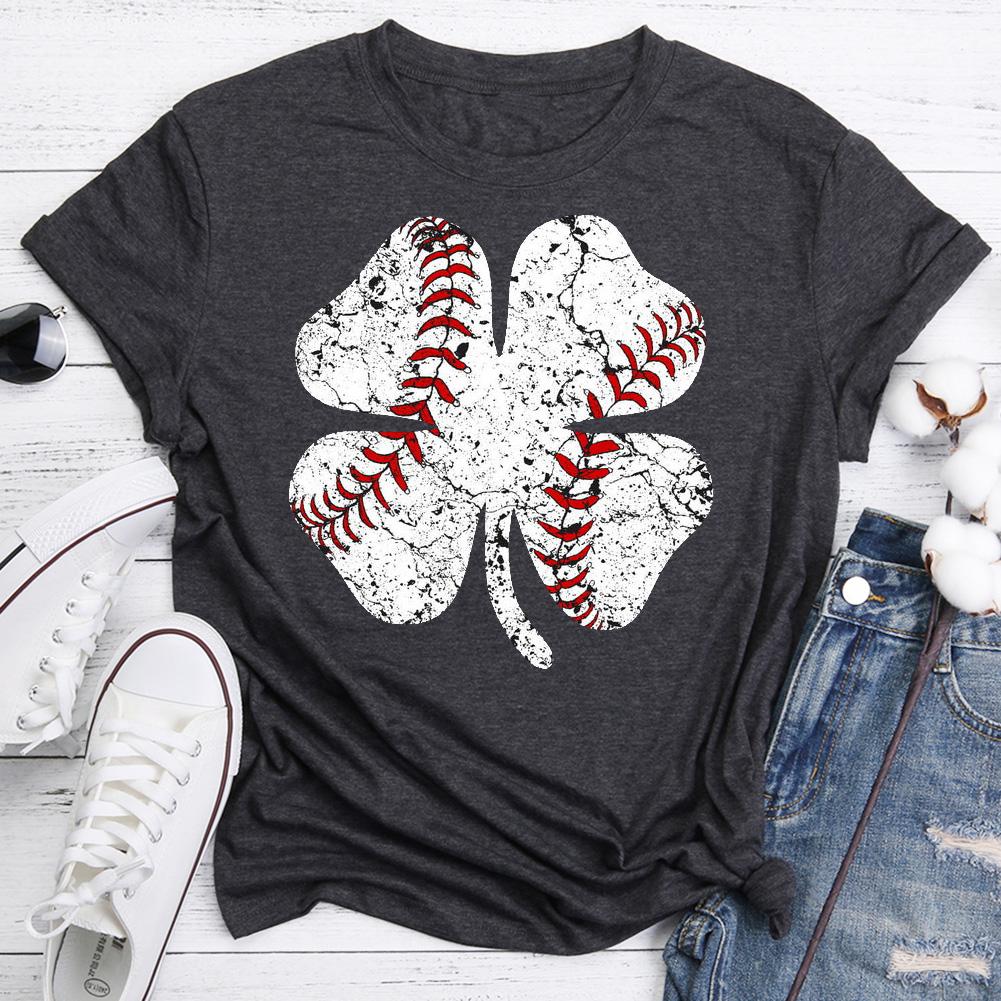 T-shirt trèfle de baseball