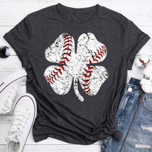 T-shirt trèfle de baseball