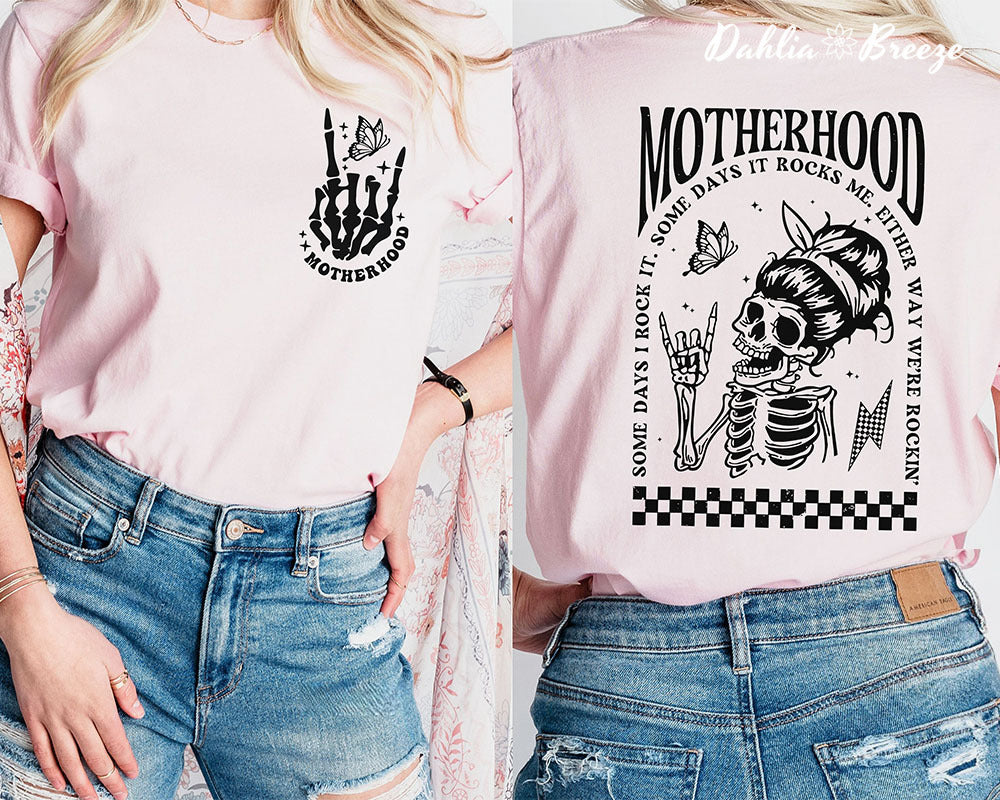 T-shirt maman rockeuse